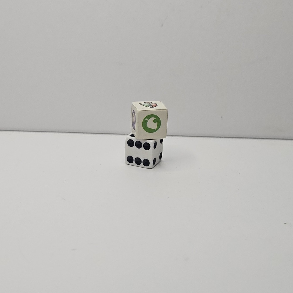 Animal Crossing Monopoly Dice Set Replacement Fruit Icon‎ Die & Number Die